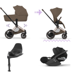 Cybex 4 in 1 ePriam Style Rosegold-Coconut con Isofix