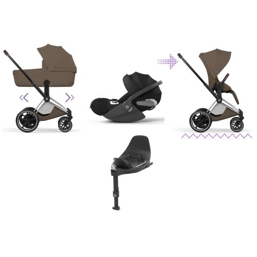Cybex 4 in 1 ePriam Style Chrome-City Grey con Isofix