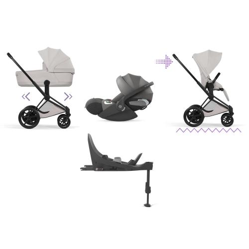 Cybex 4 in 1 ePRIAM Style Matt Black-City Grey con Isofix