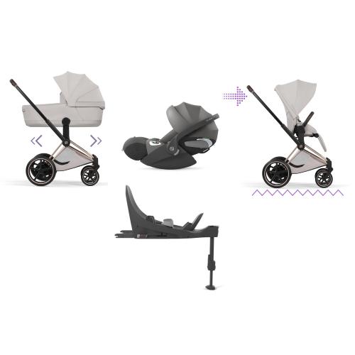 Cybex 4 in 1 ePRIAM Style Rosegold-City Grey con Isofix