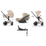 Cybex 4 in 1 ePriam Style Chrome-Cozy Beige con Isofix