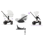 Cybex 4 in 1 ePriam Style Rosegold-Off White con Isofix