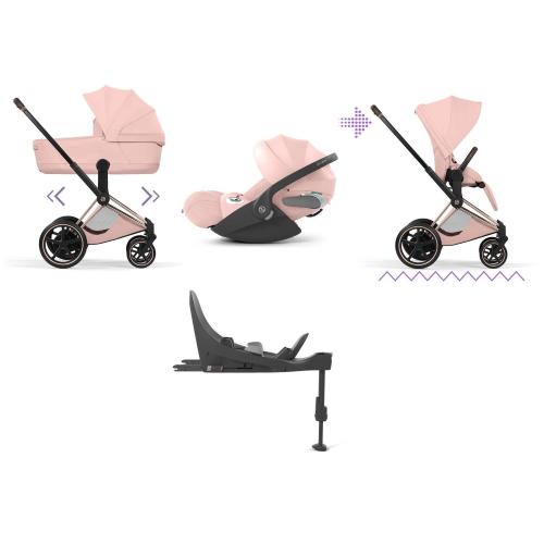 Cybex 4 in 1 ePRIAM Style Rosegold-Peach Pink con Isofix