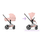 Cybex Duo ePriam Style Chrome-Peach Pink