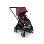 Bugaboo passeggino Dragonfly Black Dark Cherry