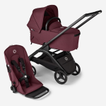 Bugaboo Duo Dragonfly Black Dark Cherry
