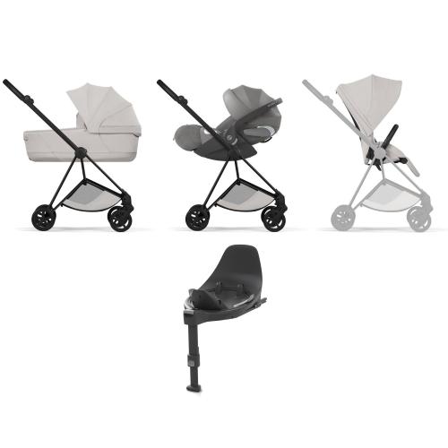Cybex 4 in 1 Mios Style Matt Black-City Grey con Isofix