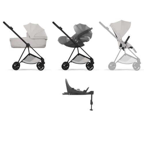 Cybex 4 in 1 Mios Style Matt Black-City Grey con Isofix