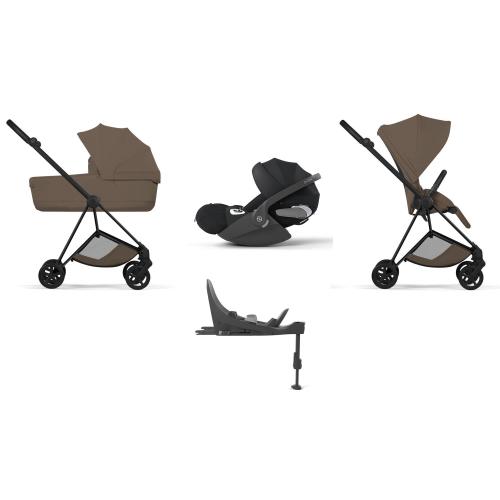 Cybex Mios 4 in 1 Style Matt Black-Coconut Brown con Isofix
