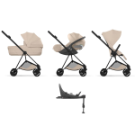 Cybex Mios 4 in 1 Style Matt Black-Cozy Beige con Isofix