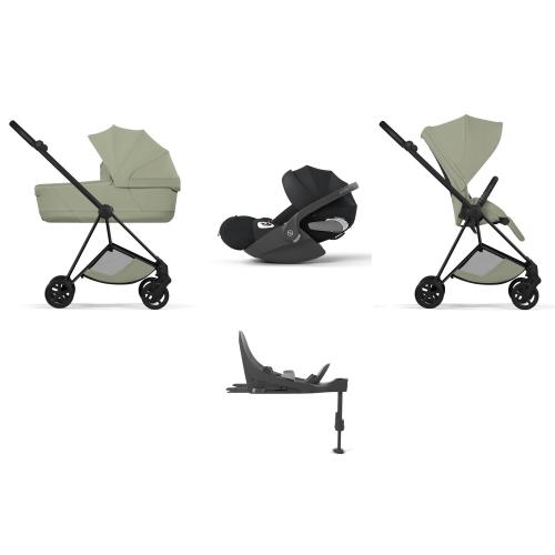 Cybex Mios 4 in 1 Style Matt Black-Sage Green con Isofix