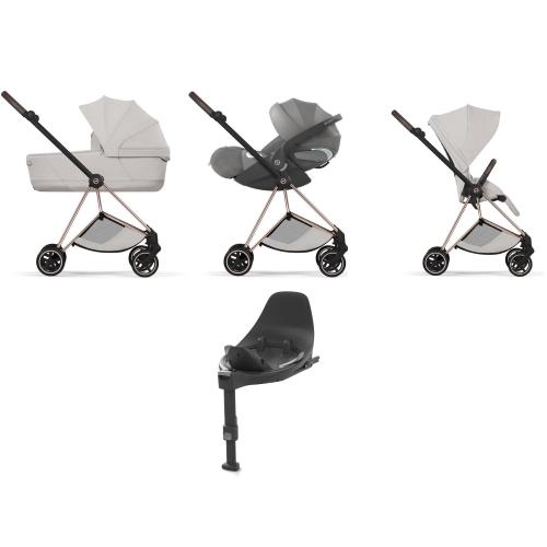 Cybex 4 in 1 Mios Style Rosegold-City Grey con Isofix