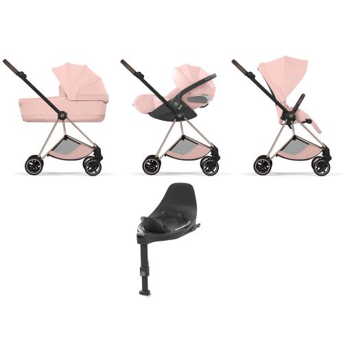 Cybex 4 in 1 Mios Style Rosegold-Peach Pink con Isofix