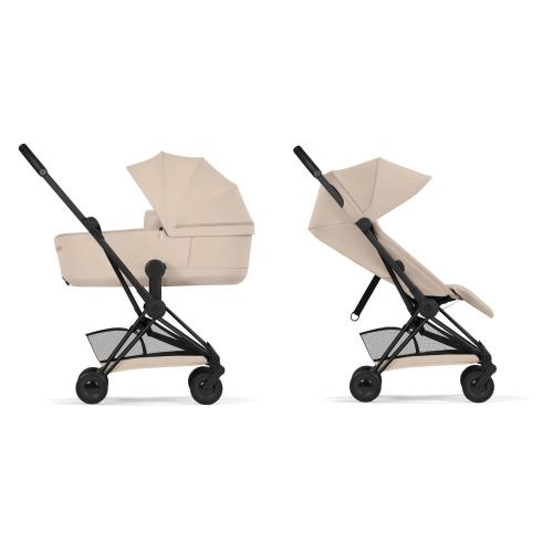 Cybex Coya Comfort 2 in 1 Matt Black-Cozy Beige