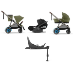 Cybex e-Gazelle S 4 in 1 Moss Green con Isofix