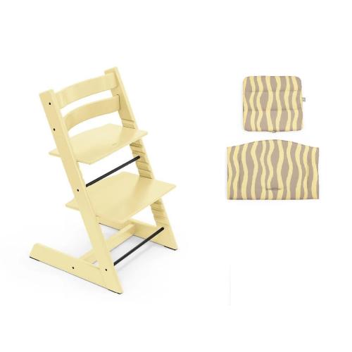 Stokke Tripp Trapp Sedia Lemon Yellow con Cuscino
