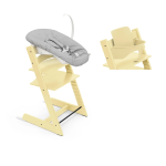 Stokke Seggiolone per neonati Tripp Trapp 3 in 1 Lemon Yellow con Newborn