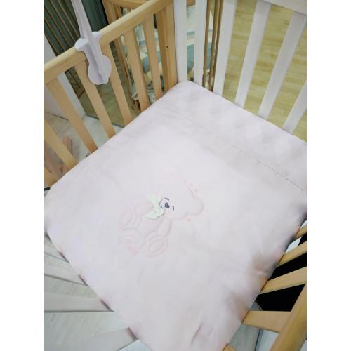 Bebe Coordinato 4pz Rosa con treccia Bicolore