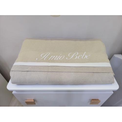 Bebe Coordinato Orsetto 4 pz tortora effetto lino