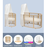 Stokke Kit Sleepi V3 Natural con Materassi Tenda e lenzuoli