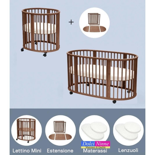 Stokke Kit Sleepi V3 Warm Brown Culla e Lettino con materassi e lenzuoli