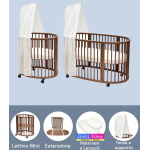 Stokke Kit Sleepi V3 Warm Brown con Materassi lenzuoli e Tenda