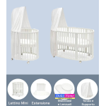 Stokke Kit Sleepi V3 White con Materassi Tenda e lenzuoli