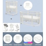 Stokke Kit Nascita neonato Sleepi V3 e Tripp Trapp 4 in 1 White