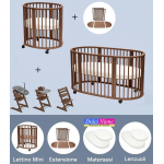 Stokke Kit Nascita neonato Sleepi V3 e Tripp Trapp 4 in 1 Warm Brown
