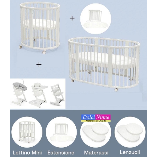 Stokke Kit Nascita neonato con Sleepi V3 e Tripp Trapp 4 in 1 White