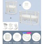 Stokke Kit Nascita neonato con Sleepi V3 e Tripp Trapp 4 in 1 White