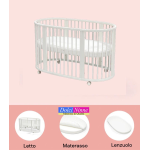 Stokke Letto Sleepi V3 White con Materasso e lenzuolo