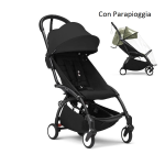 Stokke Passeggino Yoyo 3 Black con parapioggia