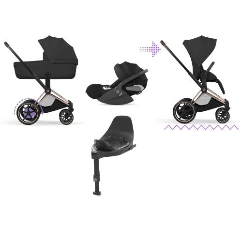 Cybex 4 in 1 ePRIAM Style Rosegold-Sepia Black con Isofix