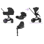 Cybex 4 in 1 ePRIAM Style Matt Black-Sepia Black con Isofix