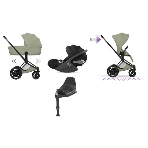 Cybex 4 in 1 ePRIAM Style Matt Black-Sage Green con Isofix