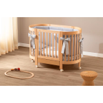 Barimbi Culla e Lettino Ovale Giulia Naturale