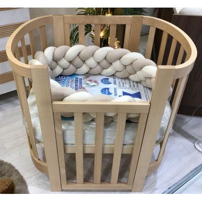 Culla ovale evolutiva Ovaly Naturale con materassi