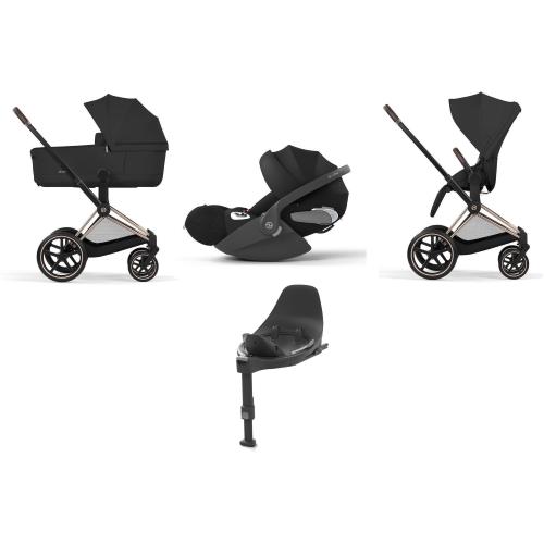 Cybex Priam Comfort 4 in 1 Rosegold-Sepia Black con Isofix