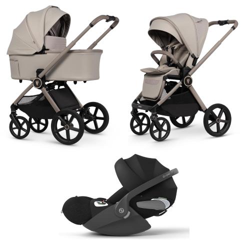 Venicci Trio Upline 3 Pebble con Cloud T I-Size