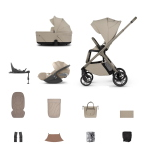 Venicci 4 in 1 Tila Latte Isofix con Cloud T i-Size