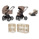 Kit Neonato Trio Venicci UpLine 3 Sand e Stokke Sleepi V3 Natural