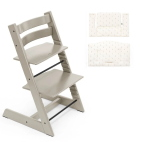 Stokke Sedia Tripp Trapp Cashmere Grey con cuscino