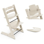 Stokke Seggiolone Tripp Trapp 3 in 1 Vanilla White con vassoio