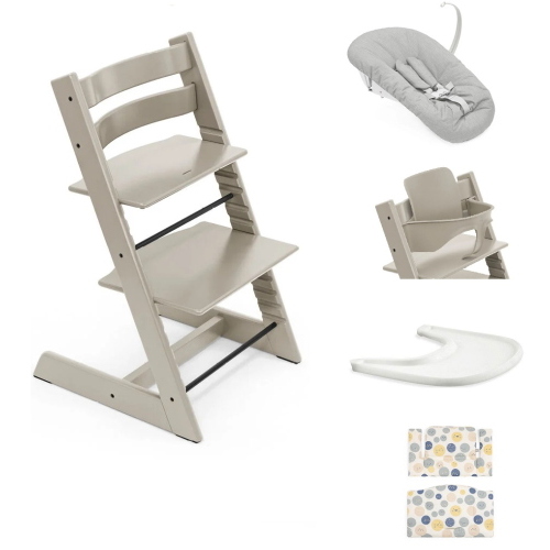 Stokke Seggiolone per neonati Tripp Trapp 5 in 1 Cashmere Grey