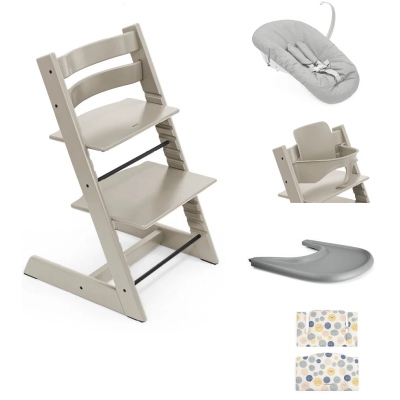 Stokke Seggiolone per neonati Tripp Trapp 5 in 1 Cashmere Grey