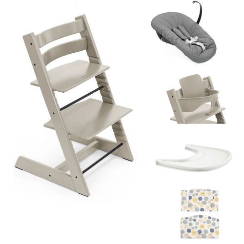 Stokke Seggiolone per neonati Tripp Trapp 5 in 1 Cashmere Grey