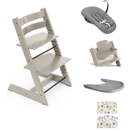 Stokke Seggiolone per neonati Tripp Trapp 5 in 1 Cashmere Grey