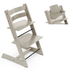 Stokke Seggiolone Tripp Trapp 2 in 1 Cashmere Grey con Baby Set