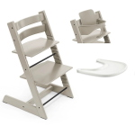 Stokke Seggiolone Tripp Trapp 3 in 1 Cashmere Grey con vassoio